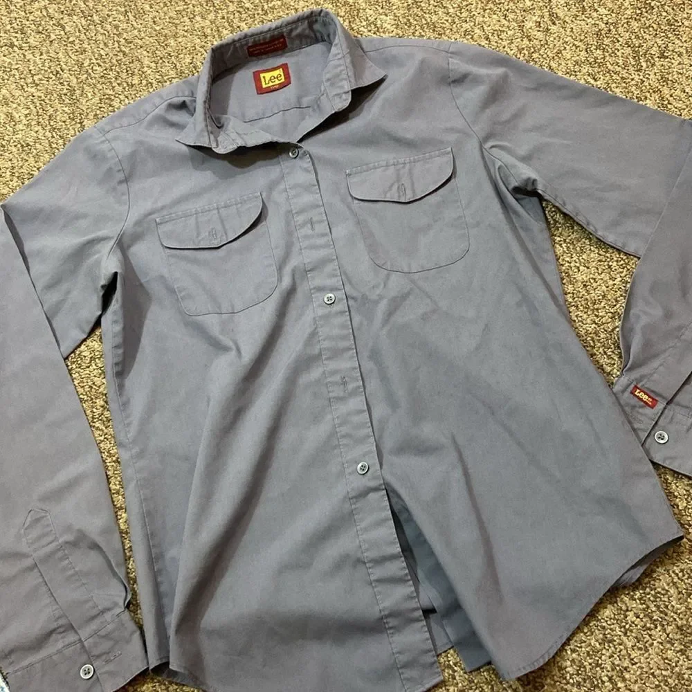 Vintage Lee Boys Grey Shirt Size 11/12
